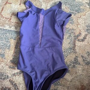 Chic Purple Kids Dance Costume